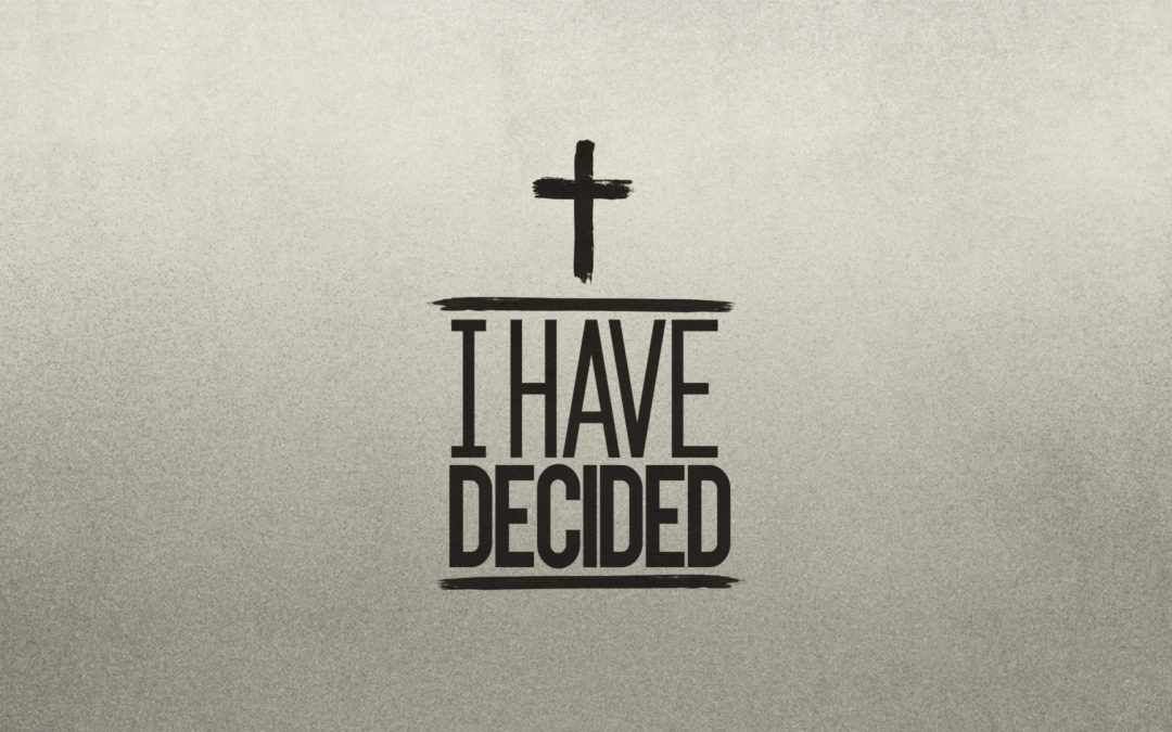 1/26/20 – “To Focus on Relationships” – I Have Decided